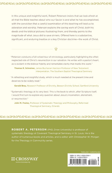 Salvation Accomplished by the Son: The Work of Christ Hardcover